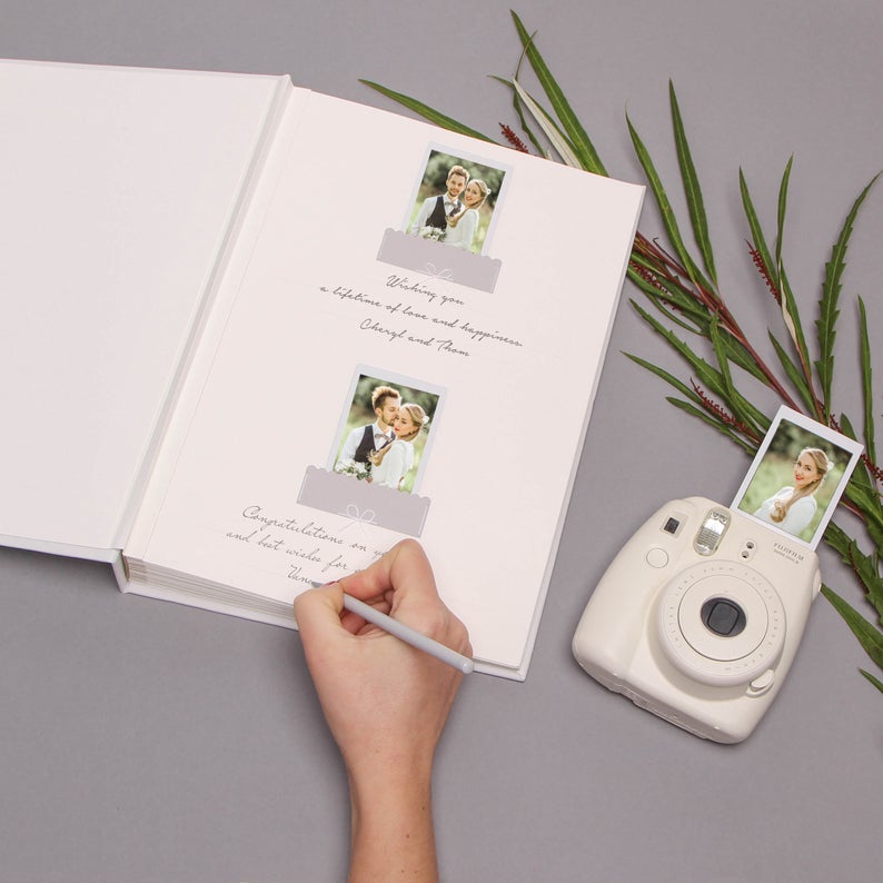 Wedding Guest Book Alternative, Instax Mini Album, Wedding Photo